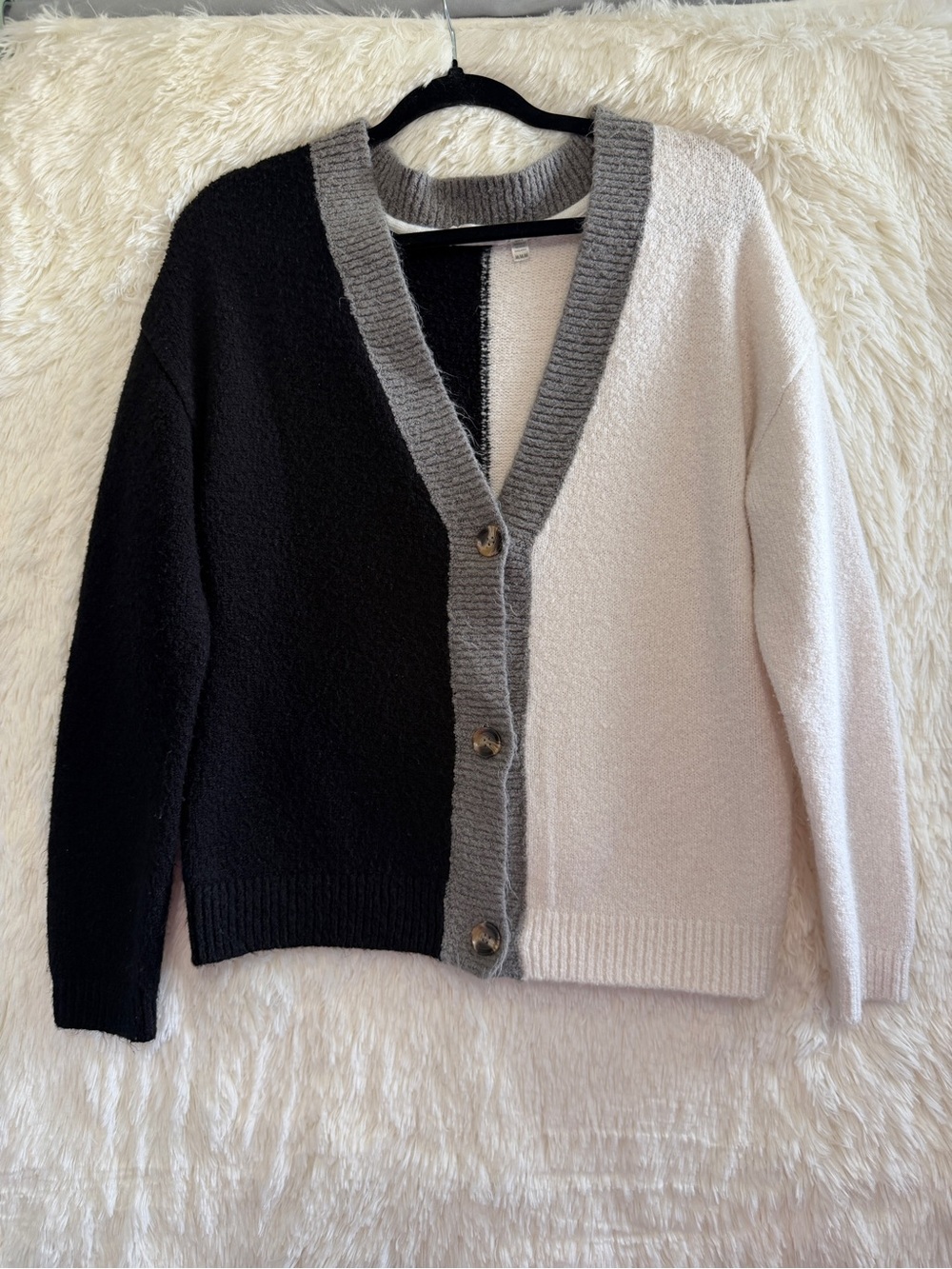 Retrod Womens 90s Y2K Grunge Colourblock Button Front Cardigan Size M Whimsigoth